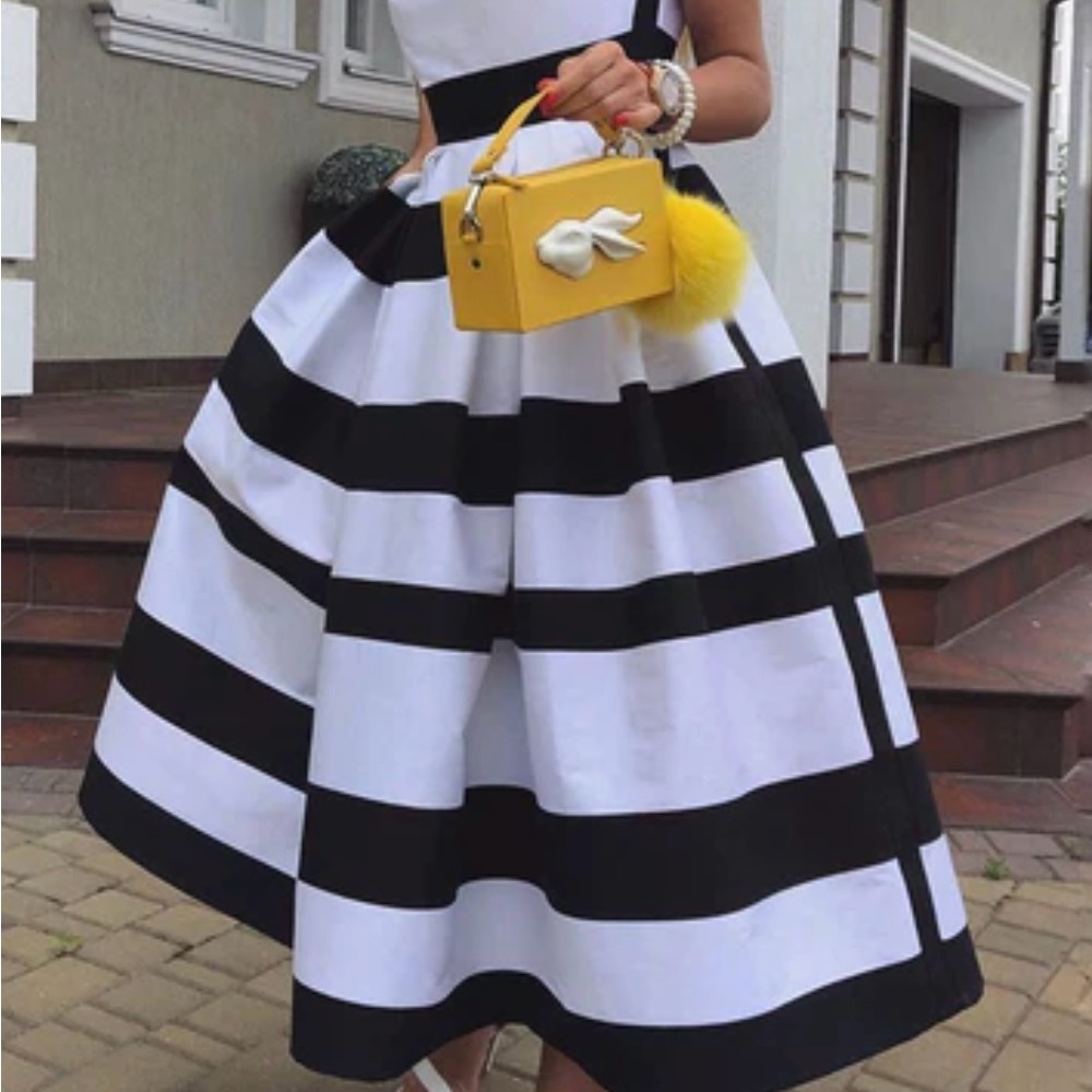 Fun Striped Dress 2 XL